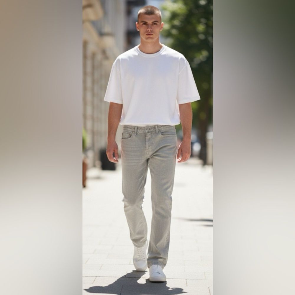 Billy Reid MSL Collection slim-cut jeans, size 32